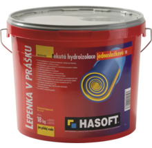 Tekutá jednosložková hydroizolace v červeném kbelíku
