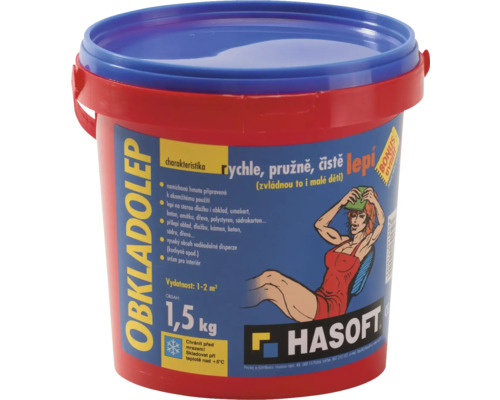 Disperzní lepidlo Hasoft OBKLADOLEP 1,5 kg