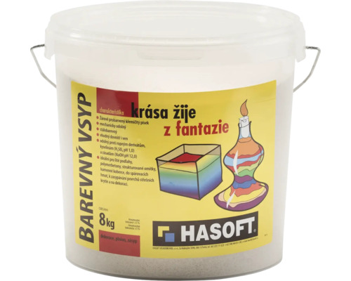 Křemičitý písek HASOFT Vsyp 8 kg bílý