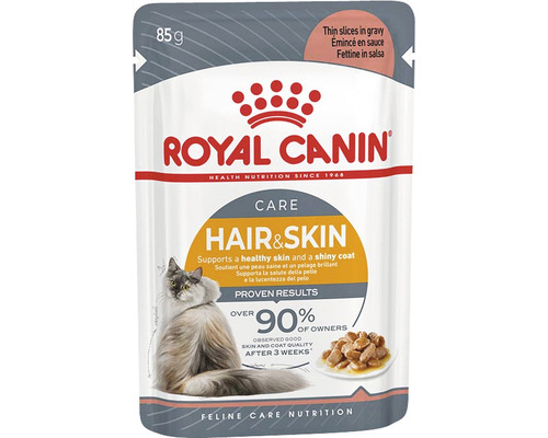 Kapsička pro kočky ROYAL CANIN Canin Hair & Skin Care kousky ve šťávě 85 g