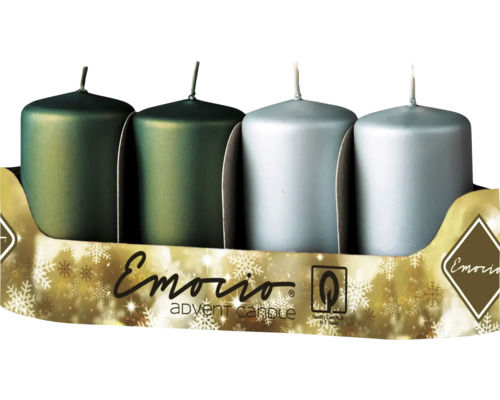 Sada čtyř adventních svíček