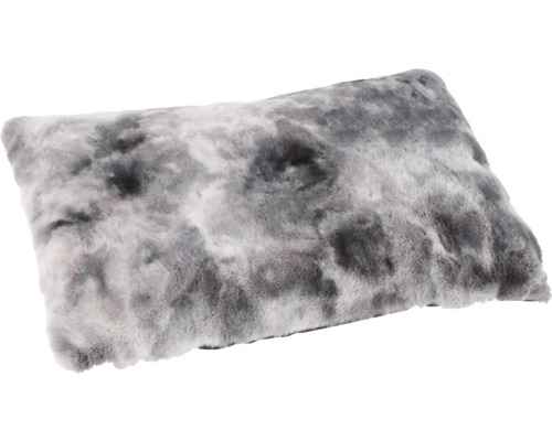 Pelíšek pro psa polštář LUXURY Hornbach 50 x 70 cm šedý melír