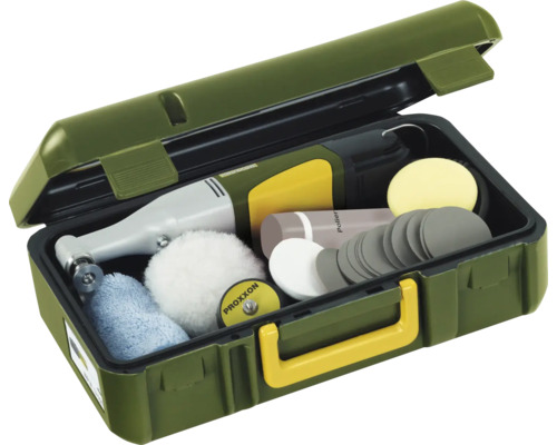 Leštička Proxxon s příslušenstvím v kufříku na nářadí