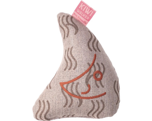 Hračka pro psy Kiwi Walker 4elements plyšová liška Fire 22 x 15,5 cm červená Plněná hračka ve tvaru ryby s vyšitou tváří a štítkem Kiwi Walker