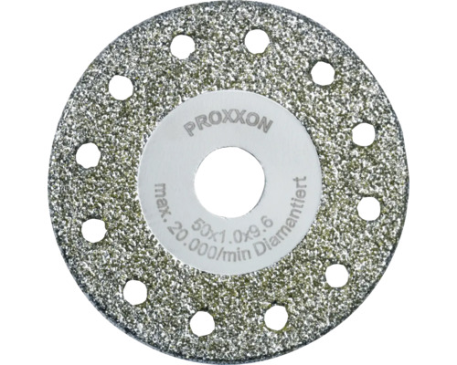 Diamantový řezný a profilovací kotouč Proxxon 50 x 1 x 10 mm pro LHW + LHW/A Diamantový řezný kotouč Proxxon, 50 x 1,0 x 9,6 milimetrů