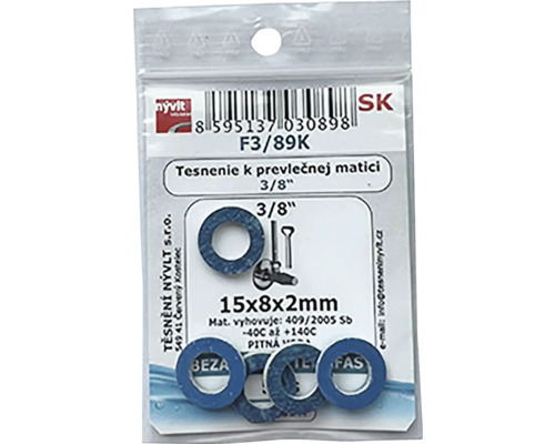 Těsnění pro převlečnou matici, 3/8 palce