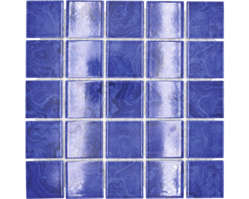 Keramická mozaika SD 641N čtvercová uni Marine Blue lesklá 30,4x30,4cm