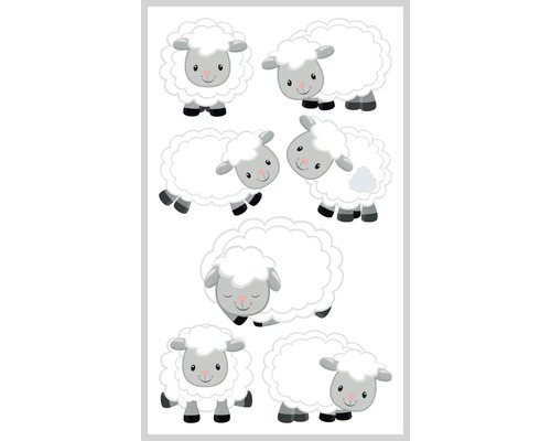 Samolepka mini ovce 8x14 cm