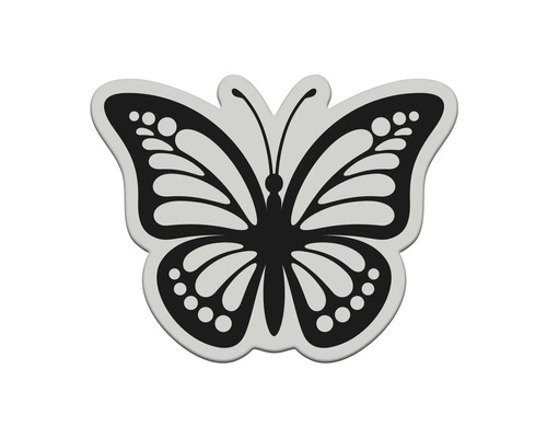 Samolepka mini 3d motýl 8x9 cm