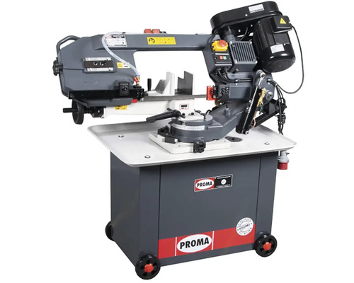 Horizontální pásová pila na kov na kolečkách