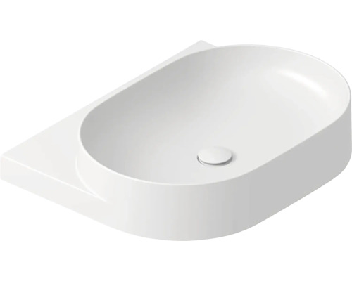 Umyvadlo na desku oválného tvaru na desce umyvadla