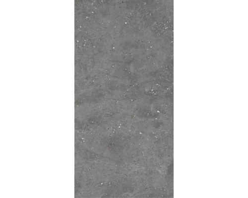 Keramická dlažba 120x59,2x2 cm Rock Graphit Šedá kameninová dlaždice s matným povrchem