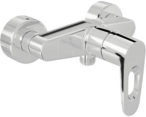 Páková směšovací baterie pro montáž na stěnu v koupelně