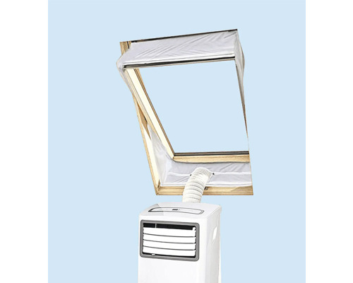 Mobilní klimatizace s těsněním střešního okna