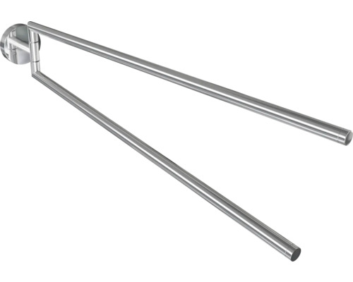 Otočný držák na ručníky se dvěma rameny do koupelny