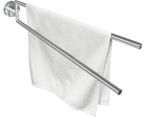 Otočný držák na ručníky z kovu s ručníkem