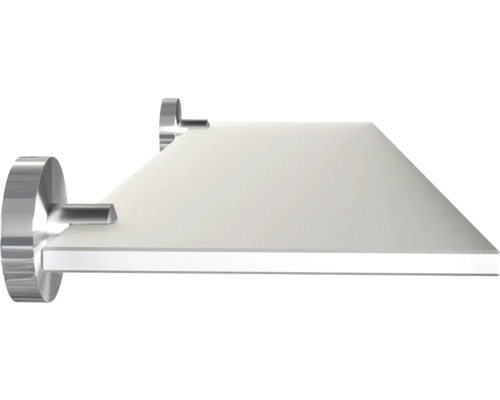 Nástěnná police s kovovými držáky