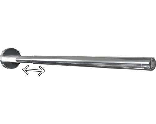 Rozšiřitelná sprchová tyč z kovu