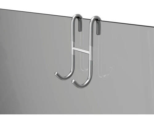 Nerezový závěs do sprchového koutu pro připevnění ke sprchovému koutu