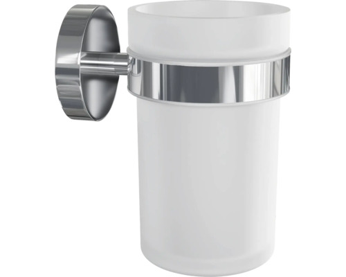 Nástěnný držák na kelímek na zubní kartáčky se sklenicí