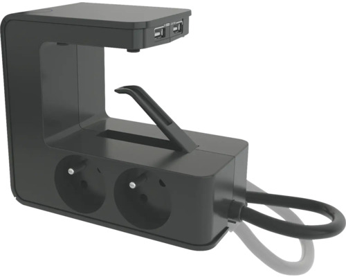 Prodlužovací kabel Legrand ke stolu 4 zásuvky s USB A 1,5 m max. 16 A černá