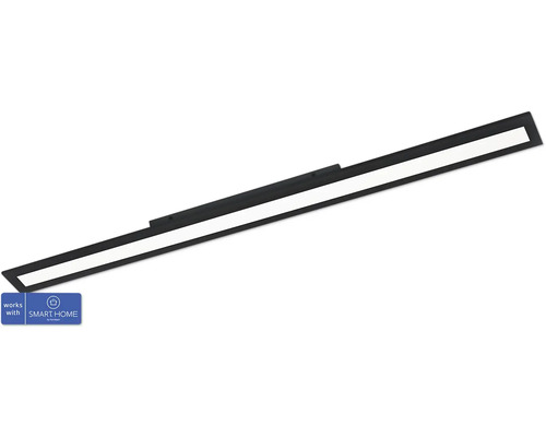 LED panel Eglo Crosslink 33,5W 4150lm 2700-6500K 120x10 cm černý stmívatelný - kompatibilní se SMART HOME by hornbach