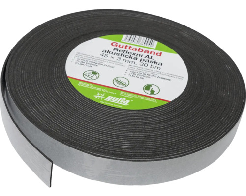Reflexní akustický pás Guttaband AL 45 x 3 mm, 30 bm Guttaband akustická páska Reflexní AL 45 x 3 milimetry, 30 běžných metrů role