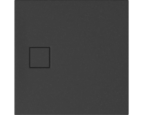 Sprchová vanička cersanit TAKO SLIM 80 x 80 x 4 cm černá Matné AZTR1000345250 Čtvercová sprchová vanička s odtokem