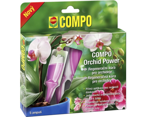 Listový kondicionér pro orchideje COMPO regenerační kůra 5x 30 ml