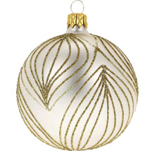 Vánoční koule se zlatým dekorem