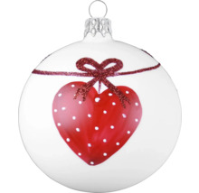 Vánoční ozdoba s motivem srdce