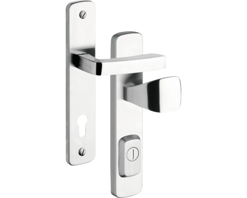 Sada kliky ke dveřím s dlouhým štítem a klíčovou rozetou