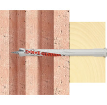 Univerzální hmoždinka ve zdi a dřevě