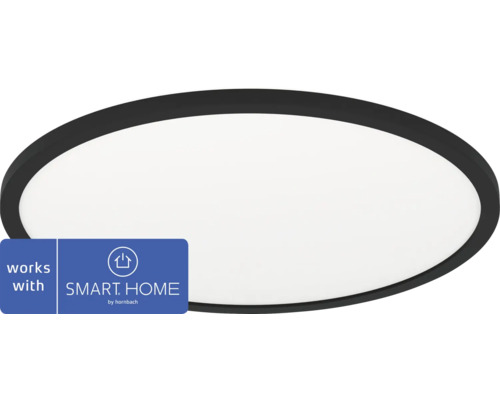 LED stropní svítidlo EGLO crosslink.z 6.5 W 2200 lm 2700-6500 K černé - kompatibilní se SMART HOME by hornbach LED stropní svítidlo EGLO crosslink.z 6.5 W 2200 lm 2700-6500 K černé - kompatibilní se SMART HOME by hornbach