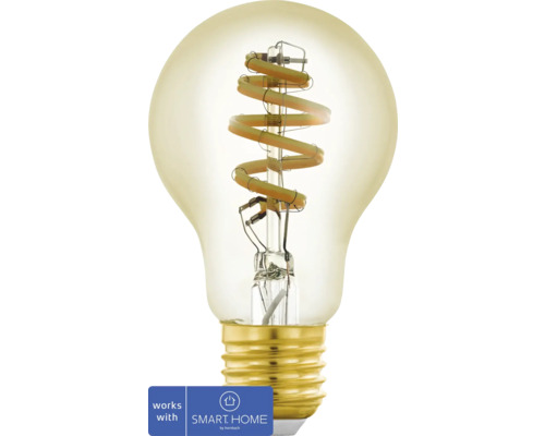 LED žárovka Eglo Crosslink A60 E27 / 5,5 W ( 35 W ) 400 lm 2200-6500 K amber - kompatibilní se SMART HOME by hornbach Žárovka s LED technologií a kompatibilitou s chytrou domácností