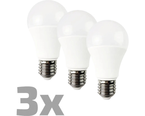 LED žárovka EURAKLES E27 / 8,5 W 806 lm 3000 K 3 ks