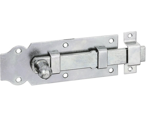 Dveřní zástrčka s hlavicí a poutkem, 140 x 52 mm galv. žlutě pozinkovaná