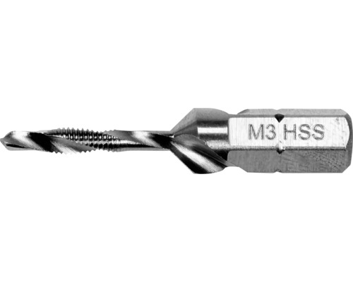 Kombinovaný závitník M3 HEX