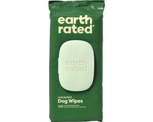 Earth Rated vlhčené ubrousky pro psy, neparfémované, balení 100 kusů