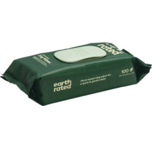 Vlhčené ubrousky Earth Rated 100 ks neparfémované