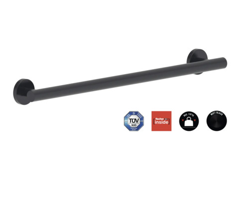 Reika Comfort bezpečnostní madlo 60 cm matně černá Reika Comfort bezpečnostní madlo 60 cm matně černá