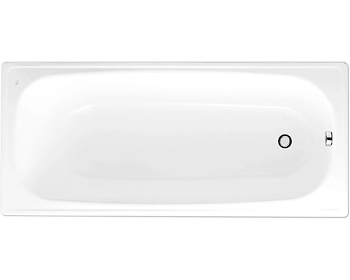 Obdélníková vana Oválná vana 70 x 130 x 38.5 cm bílá lesklá H2340300000001 Obdélníková vana shora