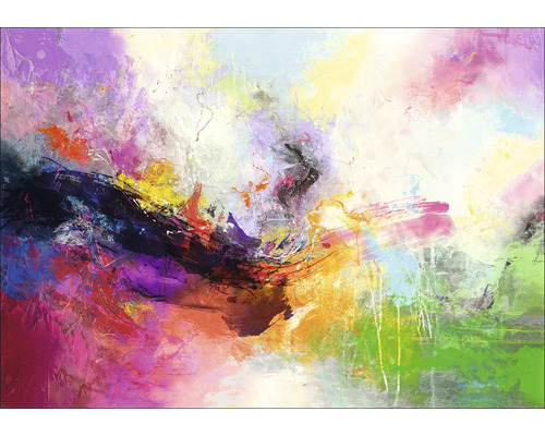 Ručně malovaný obraz Barevný mrak 2 70x100 cm Ručně malovaný obraz Barevný mrak 2 70x100 cm