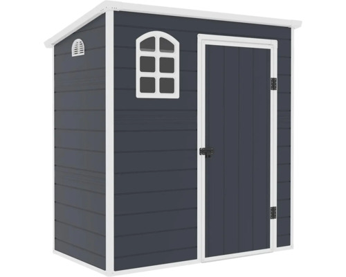 Zahradní domek s oknem a dveřmi