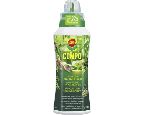 Hnojivo pro palmy a zelené rostliny COMPO 0,5 l