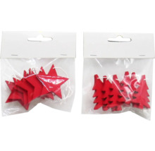 Balení s hvězdami a ozdobami na stromeček