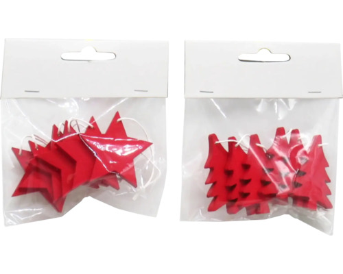 Balení s hvězdami a ozdobami na stromeček