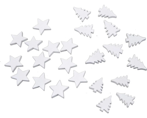 Dekorativní hvězdy a vánoční stromky ze dřeva