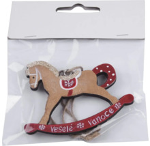 Ozdoba na vánoční stromeček houpací kůň v sáčku