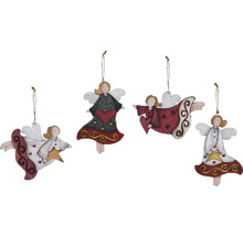 Sada andělských přívěsků k dekoraci